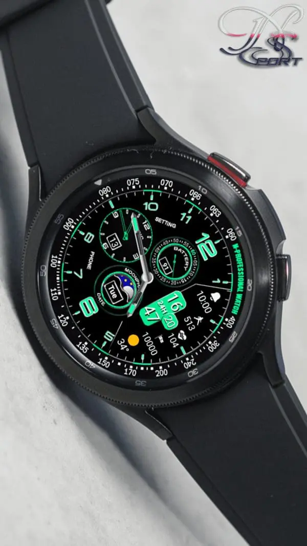 [N-Sport242]Ultra View Samsung N-Sport Watch Face - N-Sport Watch Face