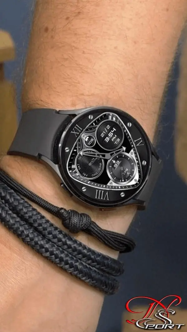 1007 Copy 5 [N-Sport606]Black White Samsung N-Sport Watch Face N-Sport Watch Face