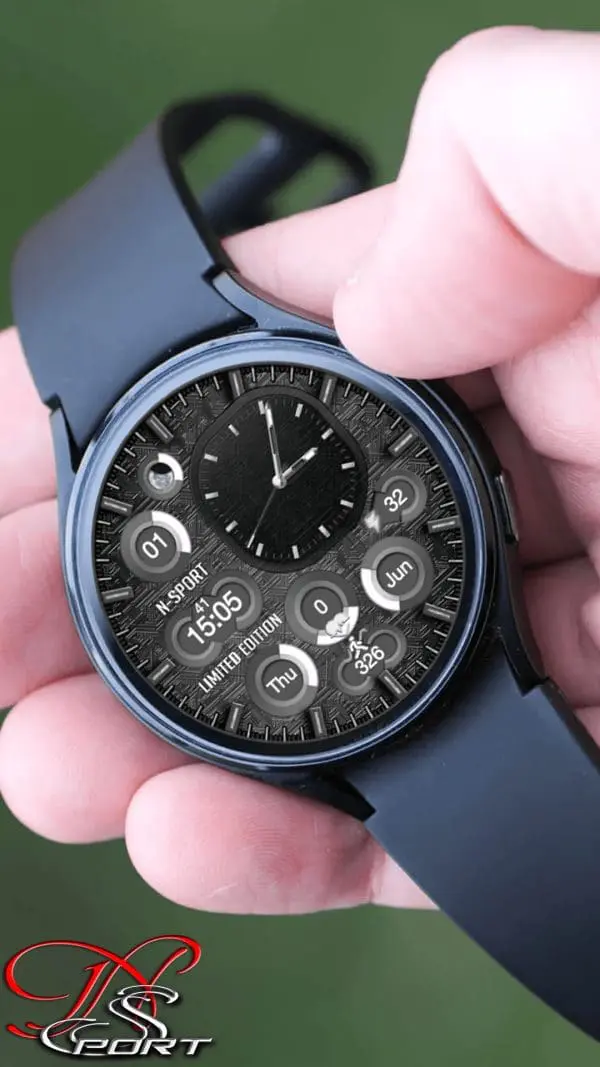 [N-Sport284] Hybirdcolor Samsung N-Sport Watch Face - N-Sport Watch Face