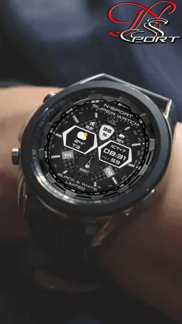 [N-Sport603]Supercar Samsung N-Sport Watch Face - N-Sport Watch Face