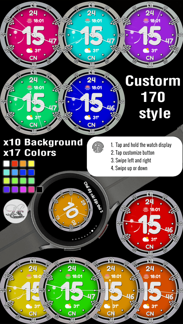 N-Sport699 Colors Hybird – N-Sport Watch Face - N-Sport Watch Face