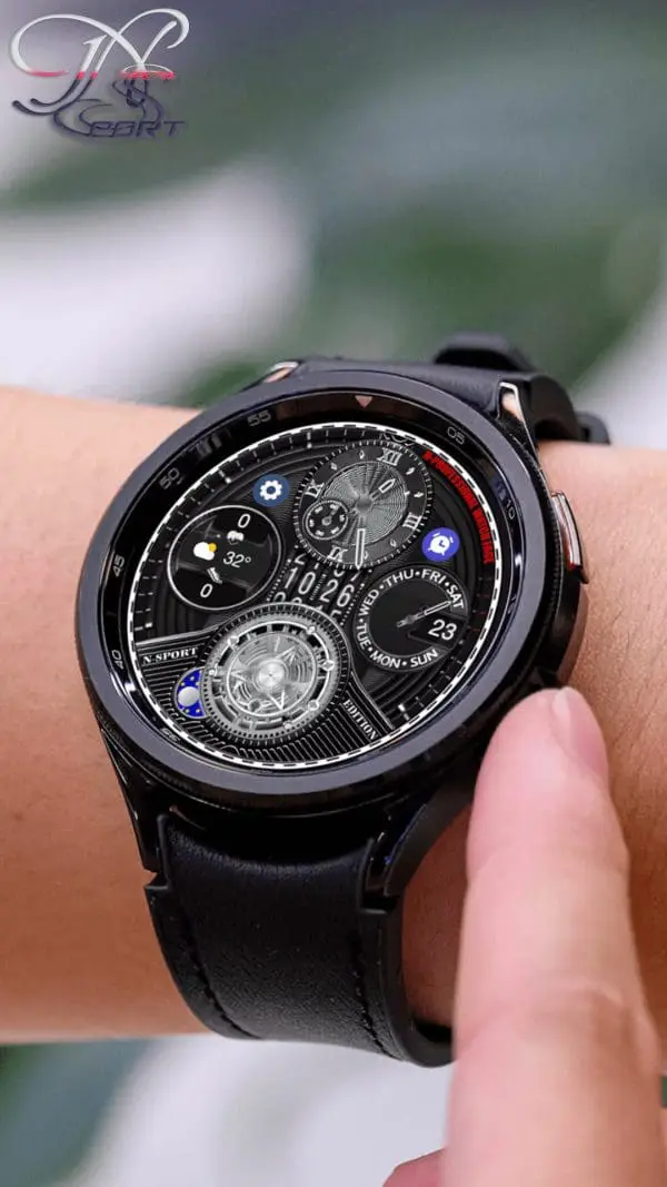 [N-Sport403]Black Hybird N-Sport Watch Face Samsung - N-Sport Watch Face