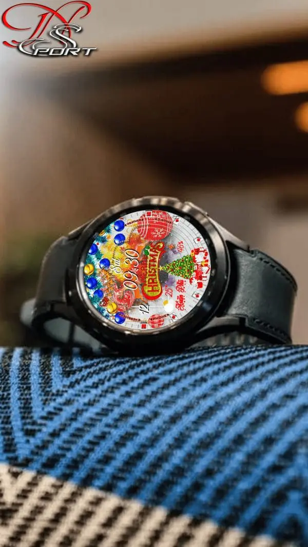 [N-Sport561] Merrychristmas Samsung N-Sport Watch Face - N-Sport Watch Face