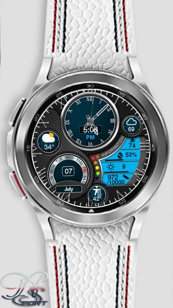 453535333 1 [N-Sport637] Black&Amp;Color Samsung N-Sport Watch Face N-Sport Watch Face