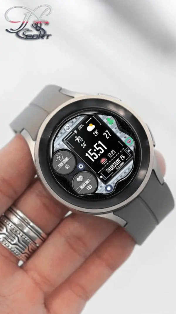 N-Sport665 Digital N-Sport Watch Face - N-Sport Watch Face