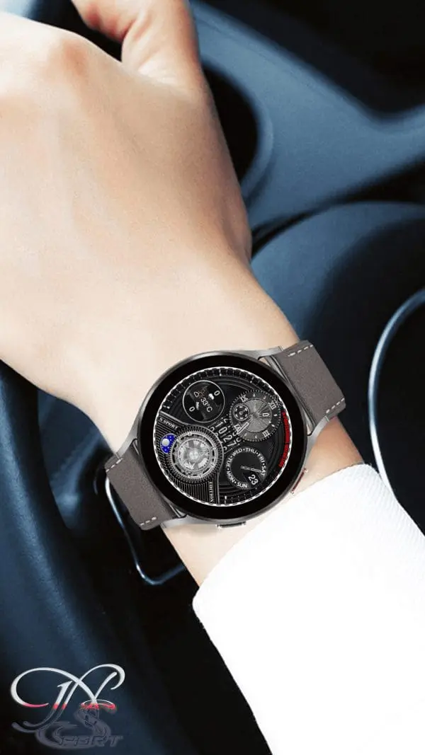 [N-Sport403]Black Hybird N-Sport Watch Face Samsung - N-Sport Watch Face