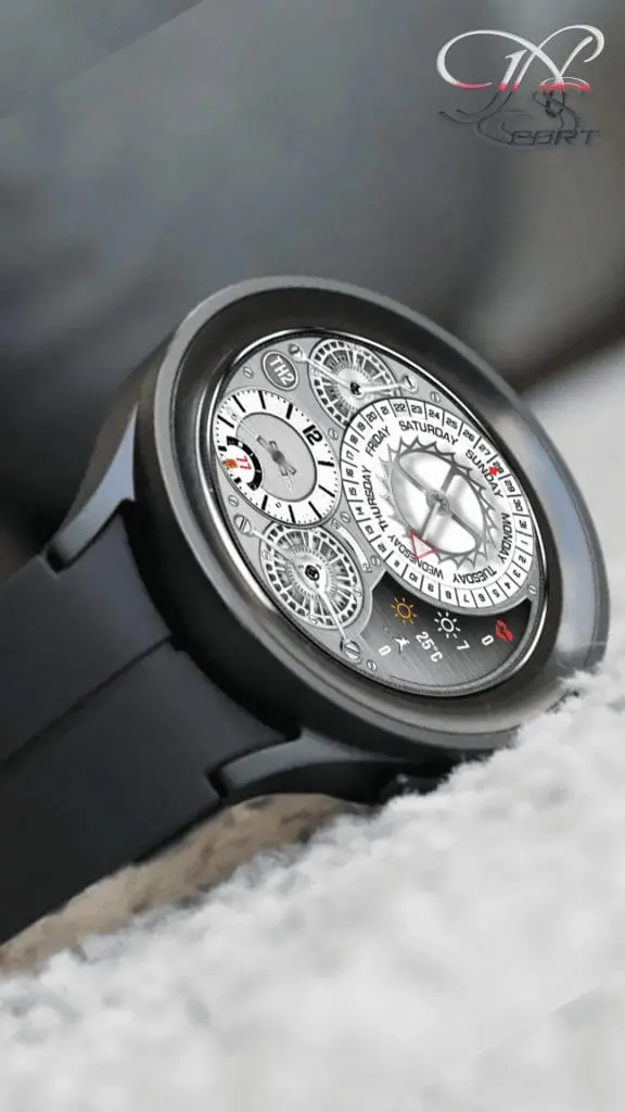 [N-Sport156] Analog Mechanical Effect N-Sport Watch Face - N-Sport Watch Face