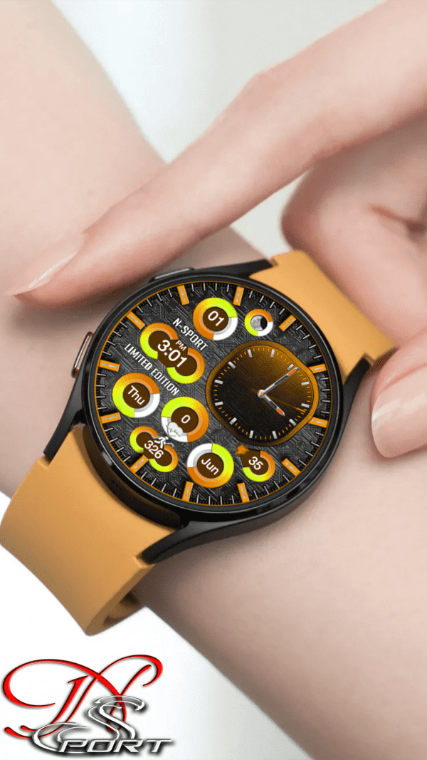 [N-Sport284] Hybirdcolor Samsung N-Sport Watch Face - N-Sport Watch Face