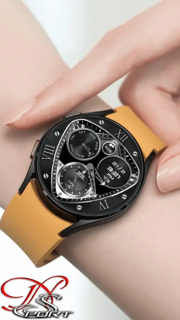 Galaxywatch4 3 Copy 12 [N-Sport606]Black White Samsung N-Sport Watch Face N-Sport Watch Face