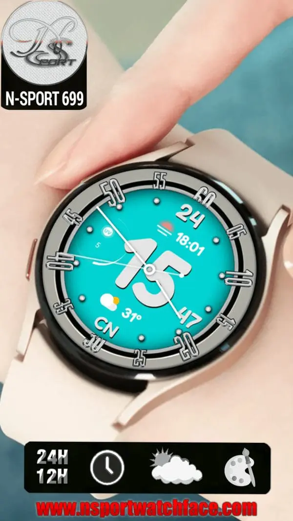 N-Sport699 Colors Hybird – N-Sport Watch Face - N-Sport Watch Face