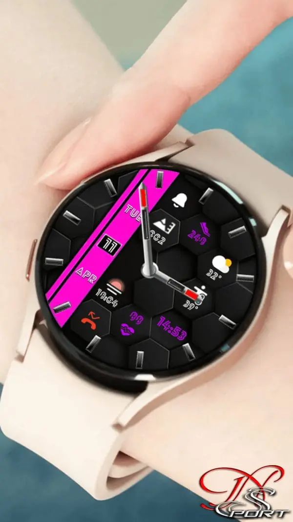 Galaxywatch4 5 Copy 15 [N-Sport616] Haft Color Samsung N-Sport Watch Face N-Sport Watch Face