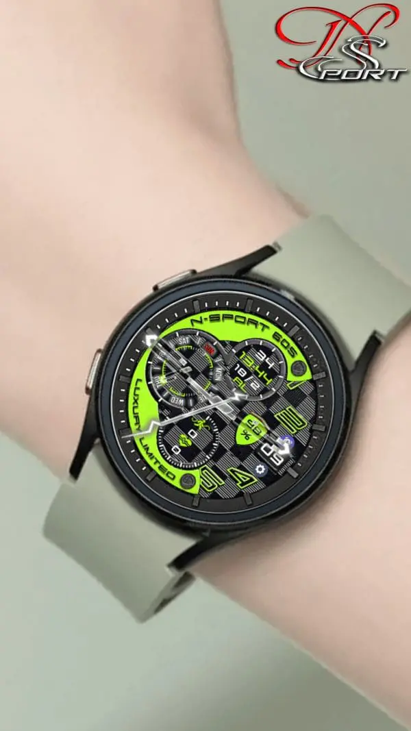 [N-Sport611]Supcar Color Samsung N-Sport Watch Face - N-Sport Watch Face