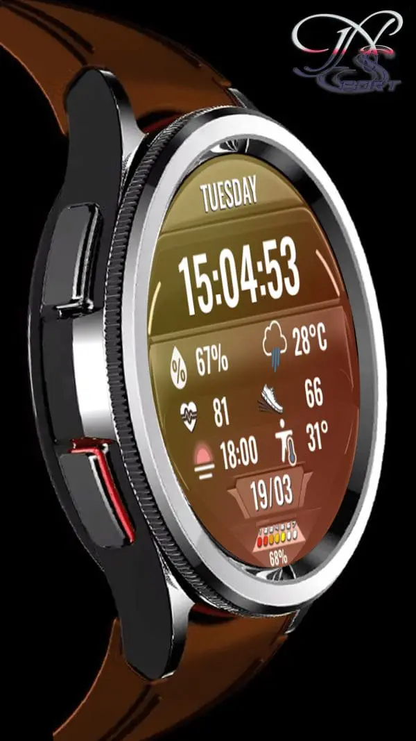 N-Sport692 Big Dial N-Sport Watch Face - N-Sport Watch Face