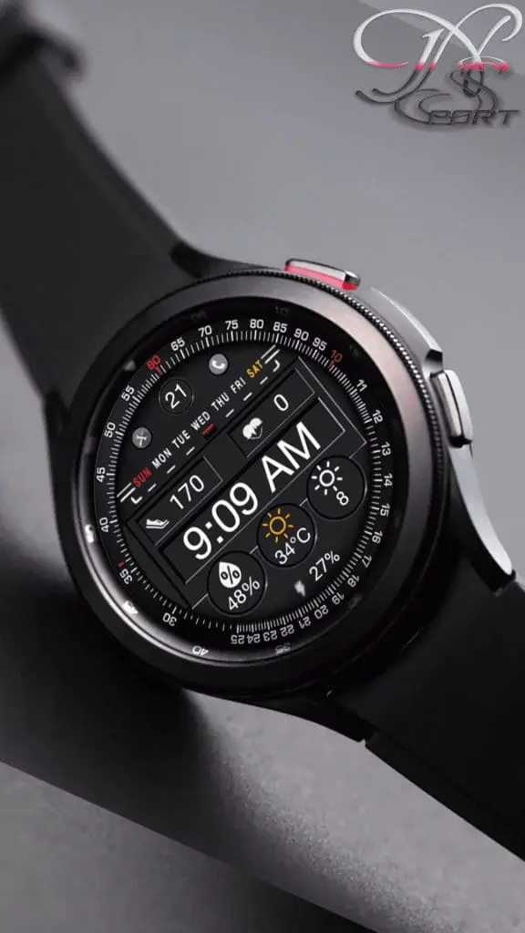 [N-Sport9] Digital Auto Samsung N-Sport Watch Face - N-Sport Watch Face