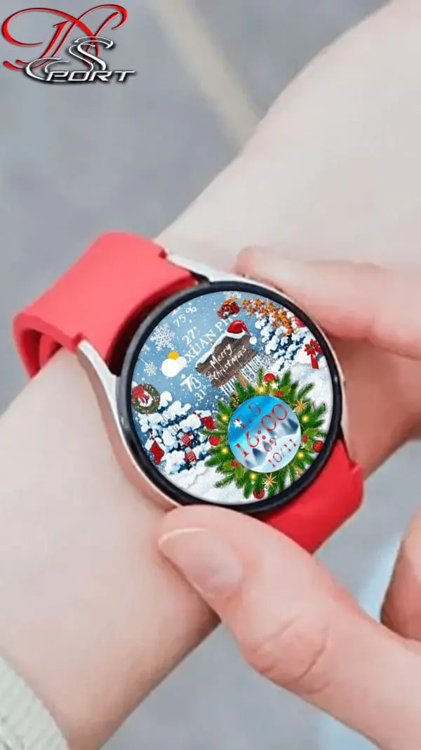 [N-Sport560]Merry Christmas Samsung N-Sport Watch Face - N-Sport Watch Face