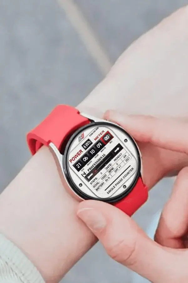 [N-SPORT122] ENERGY METER N-SPORT Watch Face - N-SPORT WATCH FACE