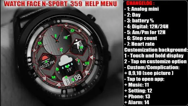 N-Sport359 N-Sport Watch Face - N-Sport Watch Face