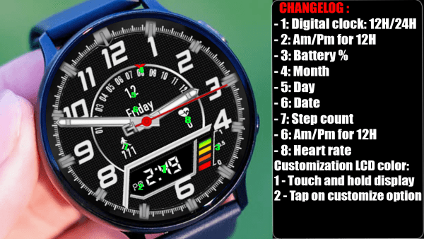 [N-Sport508] Hybird Led N-Sport Watch Face - N-Sport Watch Face