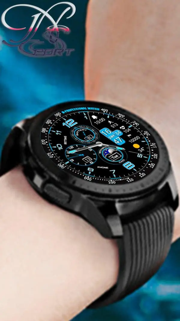 [N-Sport242]Ultra View Samsung N-Sport Watch Face - N-Sport Watch Face