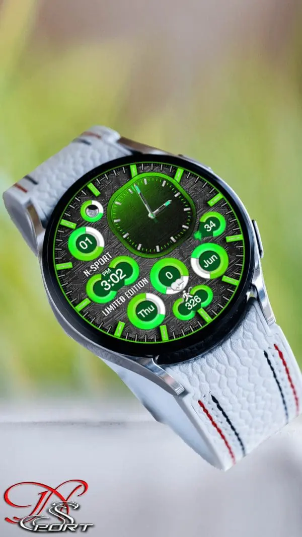 [N-Sport284] Hybirdcolor Samsung N-Sport Watch Face - N-Sport Watch Face