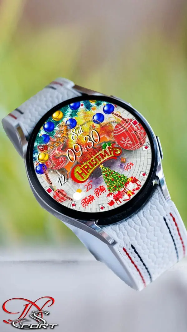 [N-Sport561] Merrychristmas Samsung N-Sport Watch Face - N-Sport Watch Face
