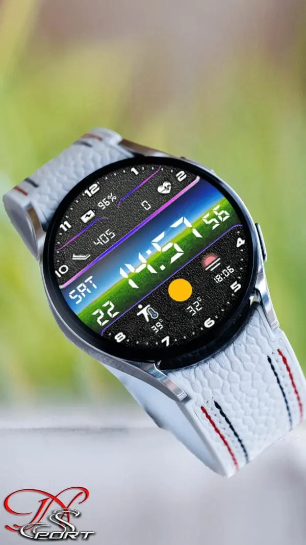 [N-Sport617]Digital Color Samsung N-Sport Watch Face - N-Sport Watch Face