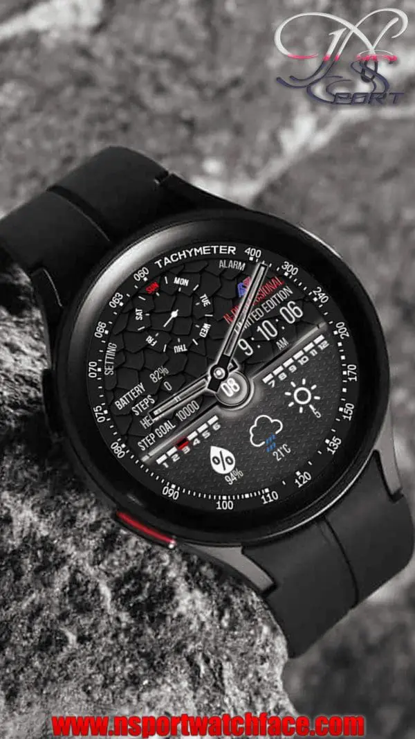 [N-Sport186] Classic N-Sport Watch Face Samsung - N-Sport Watch Face