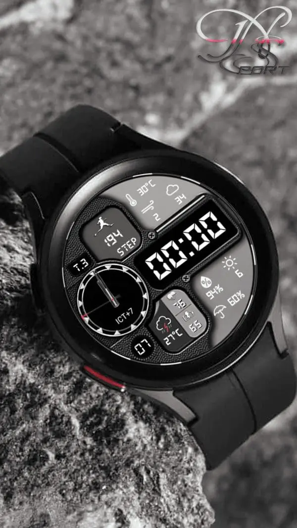 Analog Digital N-Sport663 N-Sport Watch Face - N-Sport Watch Face