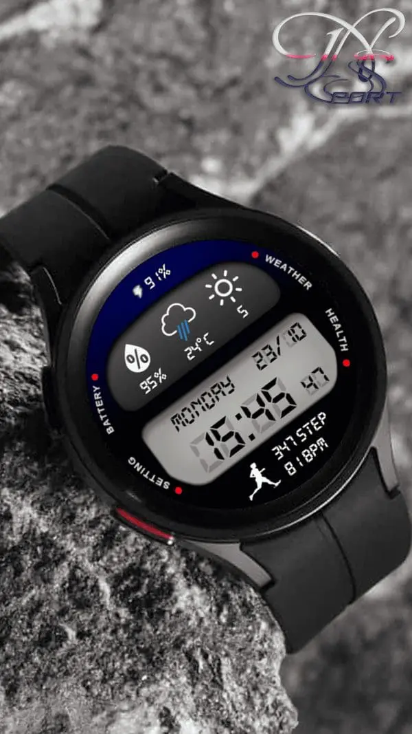 [N-Sport62] Lcd Digital N-Sport Watch Face - N-Sport Watch Face