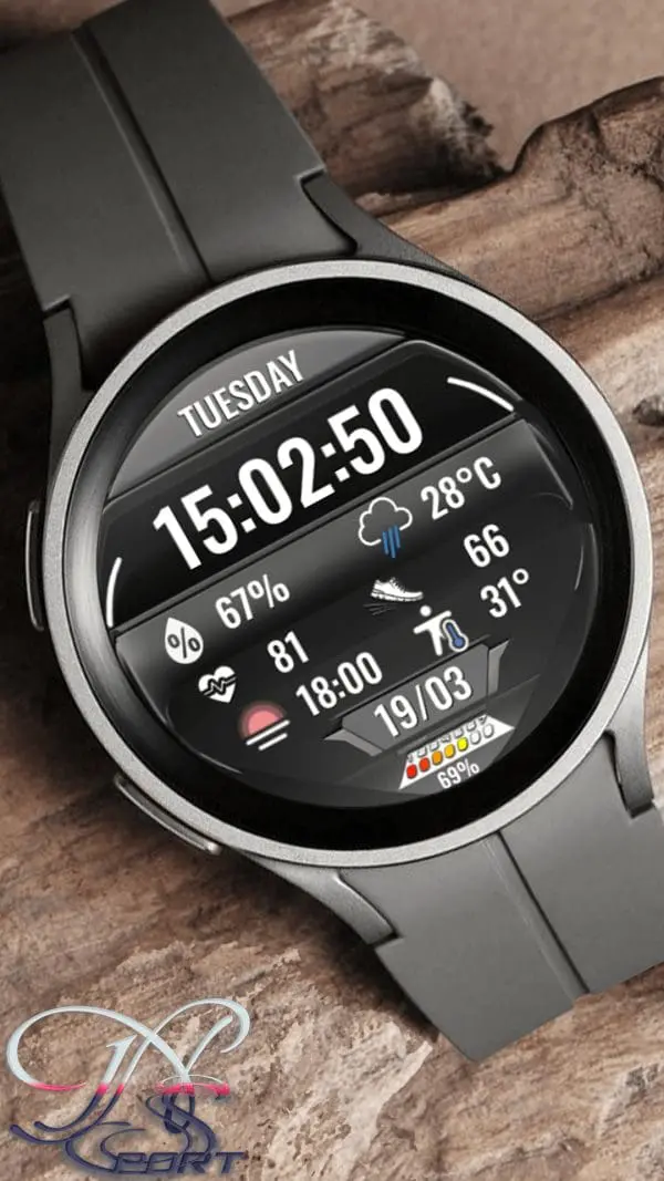 N-Sport692 Big Dial N-Sport Watch Face - N-Sport Watch Face