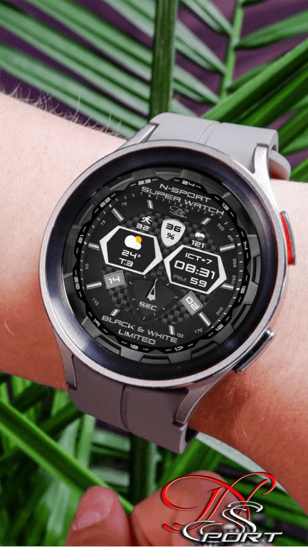 [N-Sport603]Supercar Samsung N-Sport Watch Face - N-Sport Watch Face