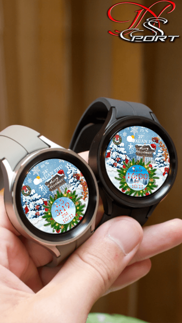 [N-Sport560]Merry Christmas Samsung N-Sport Watch Face - N-Sport Watch Face