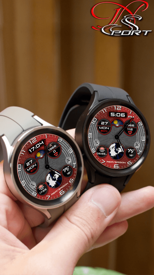 Fffffffgsdsssssfg444 Copy [N-Sport370] Hybird Red Samsung N-Sport Watch Face N-Sport Watch Face