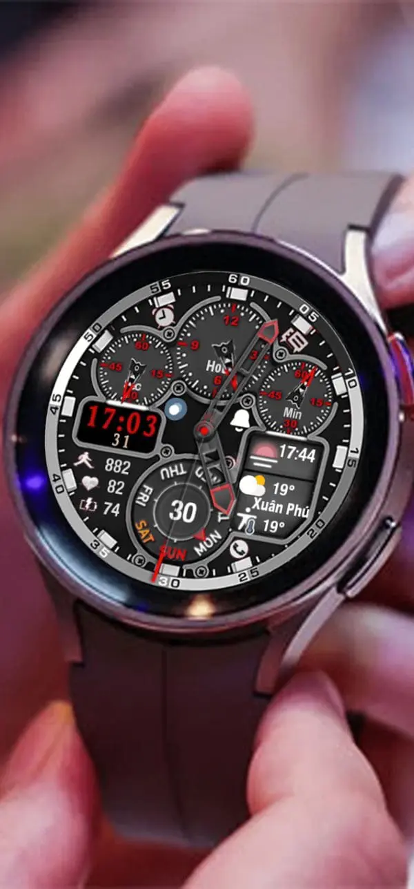 Thoi Luong Pin Galaxy Watch 5 Pro Xtmobile Copy 1 [N-Sport590]Redinfor Samsung N-Sport Watch Face N-Sport Watch Face