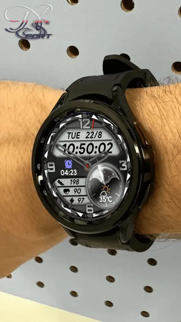 [N-Sport523] Black White N-Sport Watch Face - N-Sport Watch Face