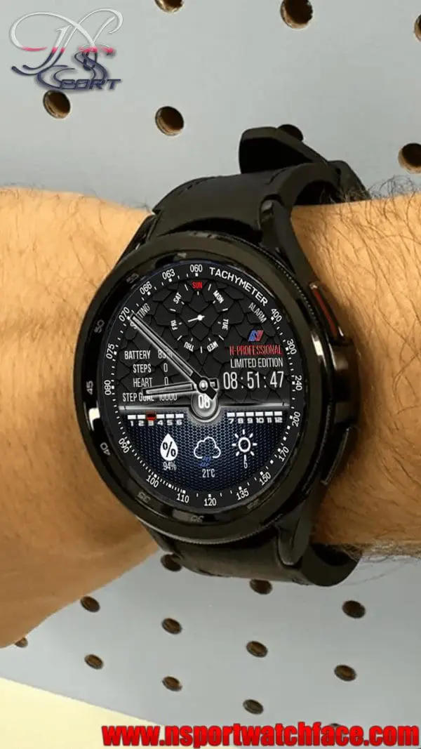 [N-Sport186] Classic N-Sport Watch Face Samsung - N-Sport Watch Face