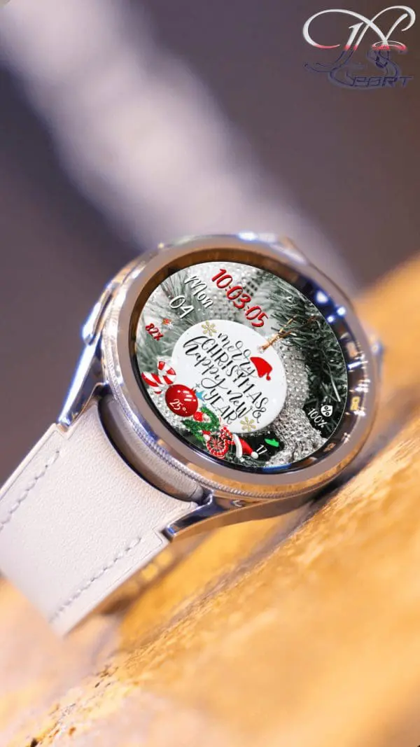 Xmas Newyear Digital Nsport671 N-Sport Watch Face - N-Sport Watch Face