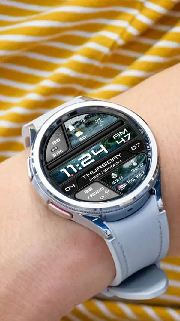 N-Sport703 Digital Weather N-Sport Watch Face - N-Sport Watch Face