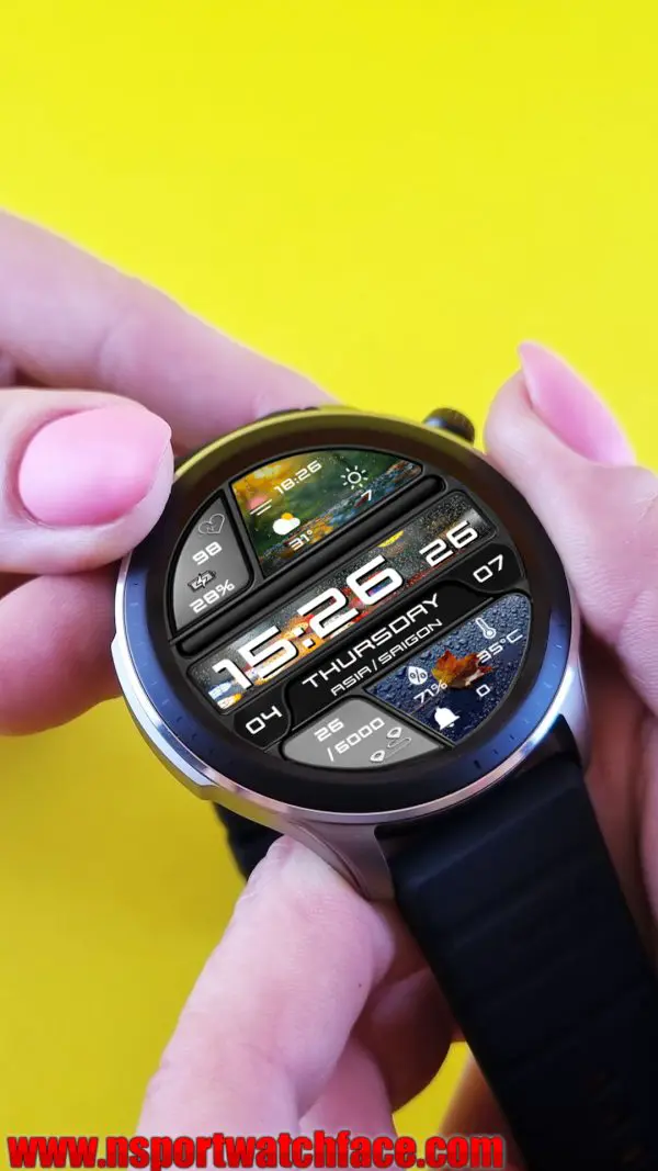 N-Sport703 Digital Weather N-Sport Watch Face - N-Sport Watch Face