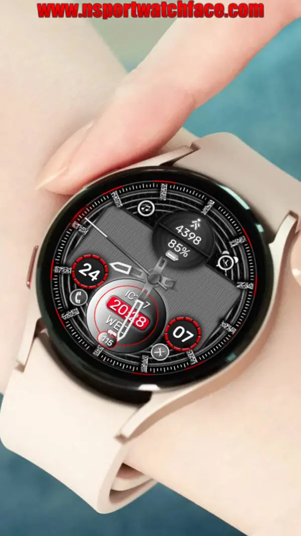 Galaxywatch4 5 Copy 1 N-Sport364 Hybirdred Watchface N-Sport Watch Face N-Sport Watch Face