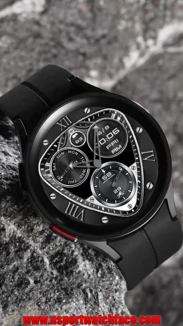 Ddddddddffffff Copy 1 [N-Sport606]Black White Samsung N-Sport Watch Face N-Sport Watch Face