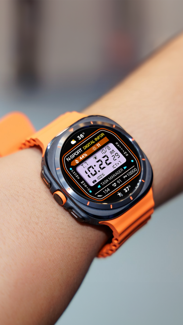 Sdfsdfsdf66666 Copy [N-Sport408] Digital Information Classic N-Sport Watch Face N-Sport Watch Face