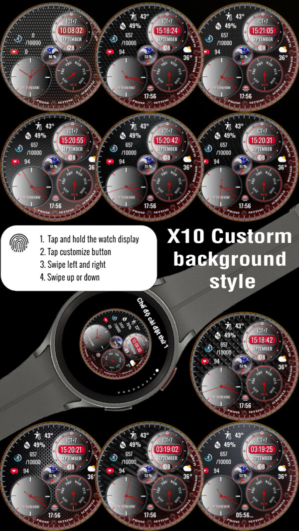 X10 Custom Background 3 Copy N-Sport333 Redcircle Watchface N-Sport Watch Face N-Sport Watch Face