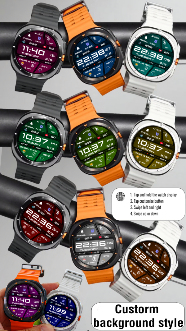 X10 Custom Background 4 Copy 1 N-Sport581 Color Digital Watch N-Sport Watch Face N-Sport Watch Face