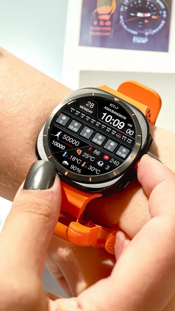 Review N Sport Watch Face 2 Copy N-Sport715 Weatherdial Wearos5 Watch Face For Samsung Galaxy Watch 7/Ultra N-Sport Watch Face