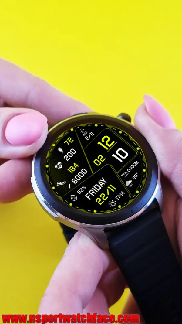 N-Sport717 3D Digital Watch Face - Hình Ảnh 6