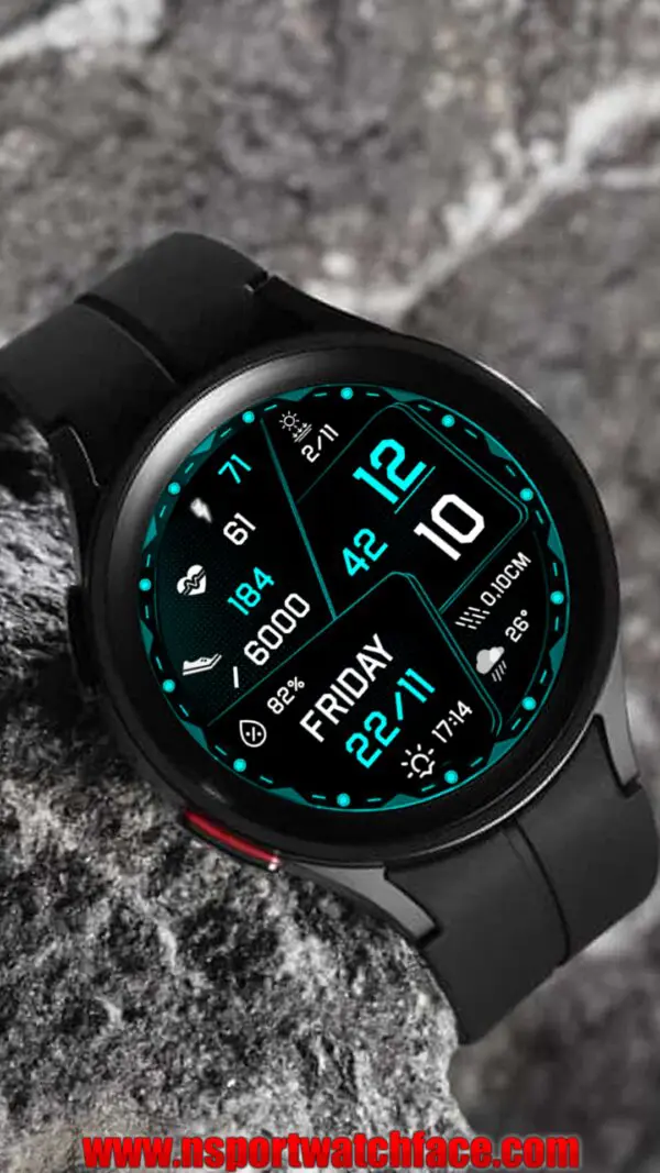 N-Sport717 3D Digital Watch Face - Hình Ảnh 5