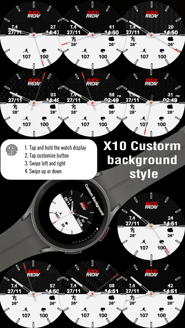 x10 custom background 3 copy N-SPORT719 Black & White Watch Face N-SPORT Watch Face