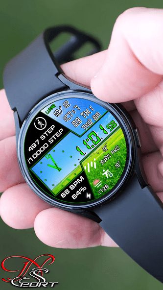 [N-Sport582]Thecolor Samsung N-Sport Watch Face - N-Sport Watch Face