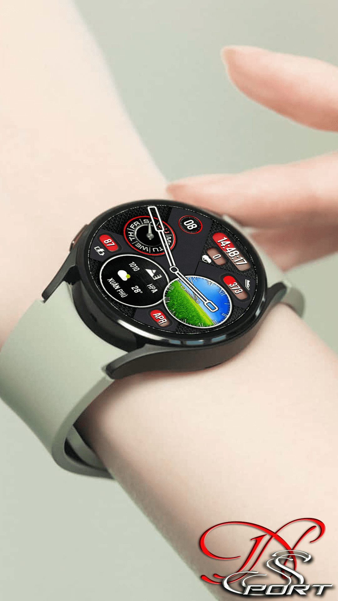 [N-SPORT608] BW Hybird samsung N-SPORT Watch Face - N-SPORT WATCH FACE